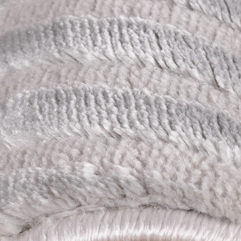 Sahara Vloerkleed – Zilver – Zachte Lijnen & Minimalistisch Design