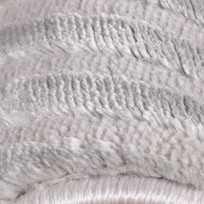 Sahara Vloerkleed – Zilver – Zachte Lijnen & Minimalistisch Design
