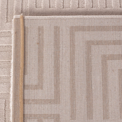 Sahara Vloerkleed – Beige – Rustgevend Golfpatroon – Laagpolig Comfort