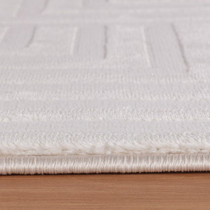 Sahara Vloerkleed – Crème – Modern Zenpatroon – Elegant & Neutraal