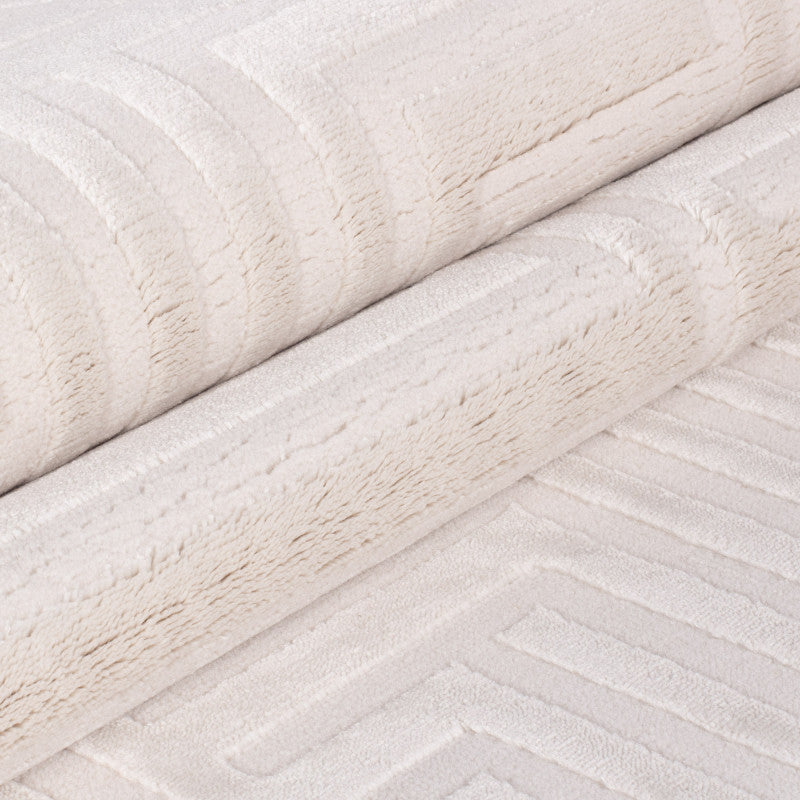 Sahara Vloerkleed – Crème – Modern Zenpatroon – Elegant & Neutraal