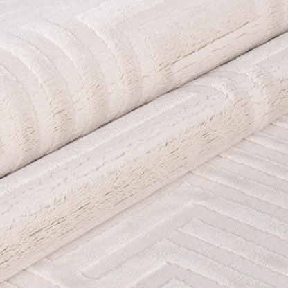 Sahara Vloerkleed – Crème – Modern Zenpatroon – Elegant & Neutraal