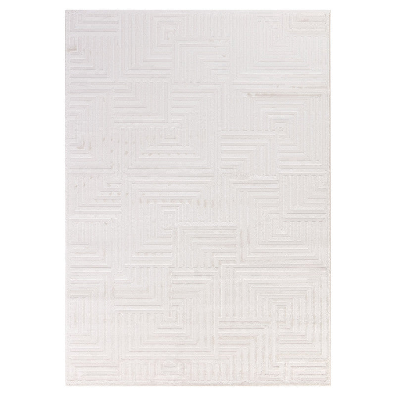 Sahara Vloerkleed – Crème – Modern Zenpatroon – Elegant & Neutraal