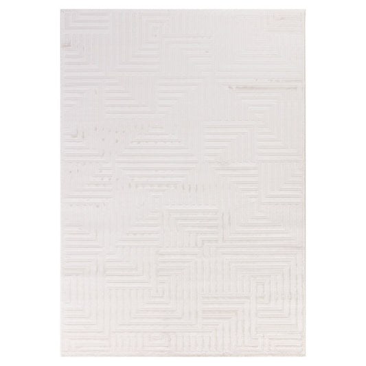 Sahara Vloerkleed – Crème – Modern Zenpatroon – Elegant & Neutraal