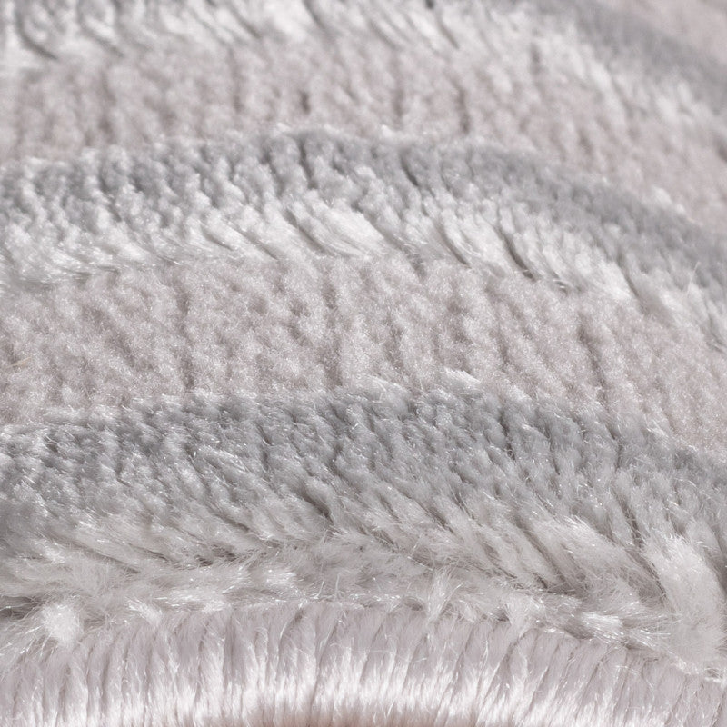 Sahara Vloerkleed – Zilver – Minimalistisch Rasterpatroon – Tijdloos Design