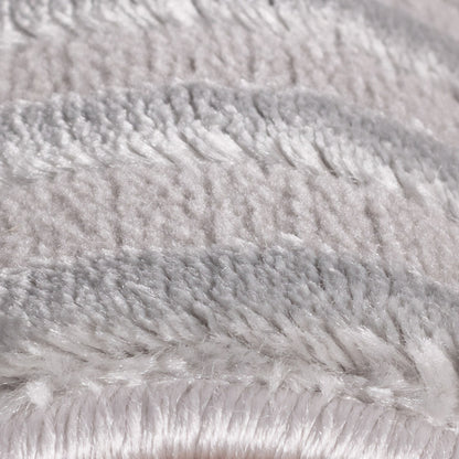 Sahara Vloerkleed – Zilver – Minimalistisch Rasterpatroon – Tijdloos Design