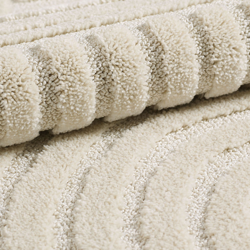 Japandi Art Vloerkleed Crème – Scandinavisch & Japans Design – Laagpolig