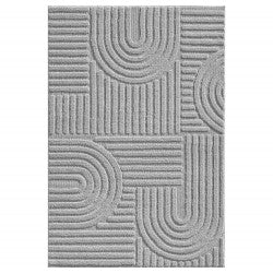 Japandi Art Vloerkleed Grijs – Scandinavisch & Japans Design – Laagpolig