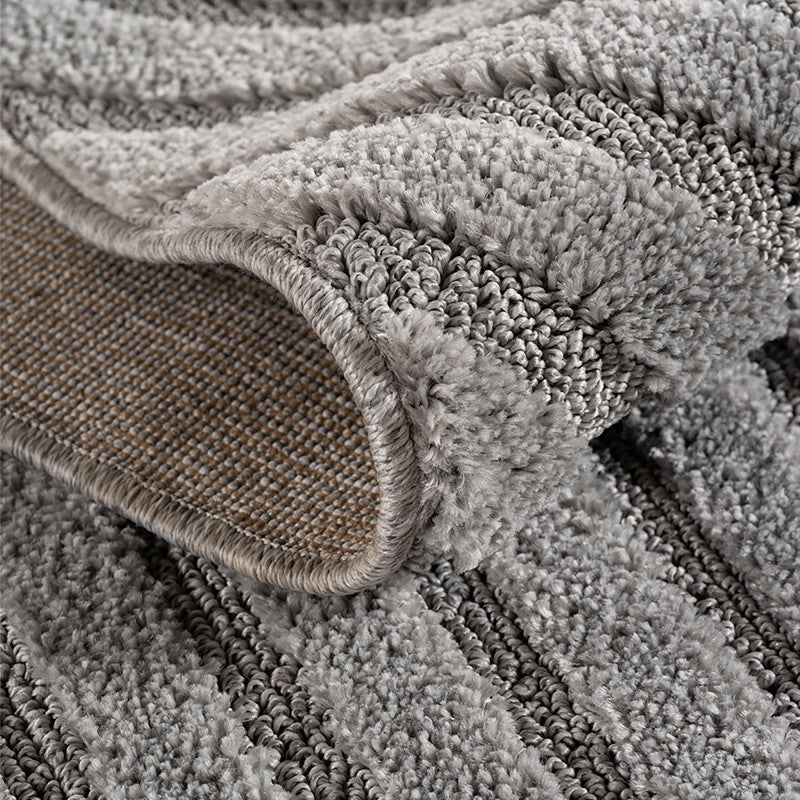 Art Vloerkleed – Japandi – Boogpatroon – Modern & Laagpolig – Grijs