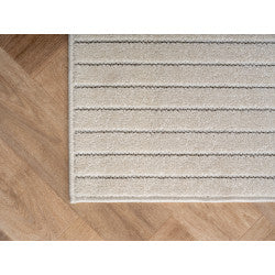 Nova – Vloerkleed Siena Creme – Binnen En Buiten Vloerkleed – Laagpolig – Japandi stijl