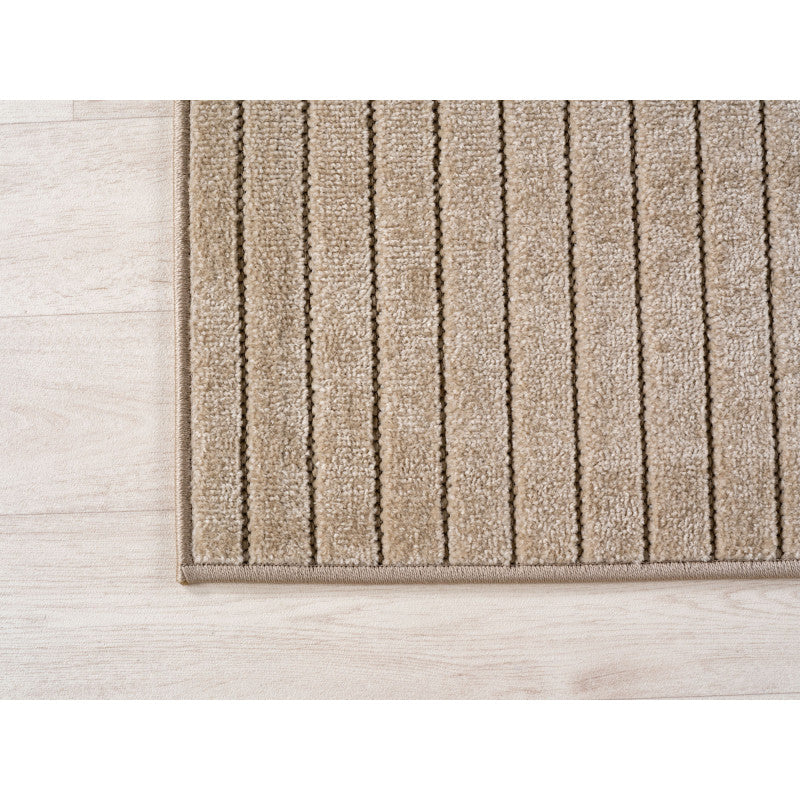 Nova – Vloerkleed Siena Beige – Binnen En Buiten Vloerkleed – Laagpolig – Japandi stijl