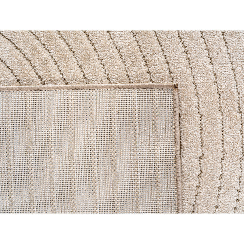 Nova – Vloerkleed Siena Beige – Binnen En Buiten Vloerkleed – Laagpolig – Japandi stijl