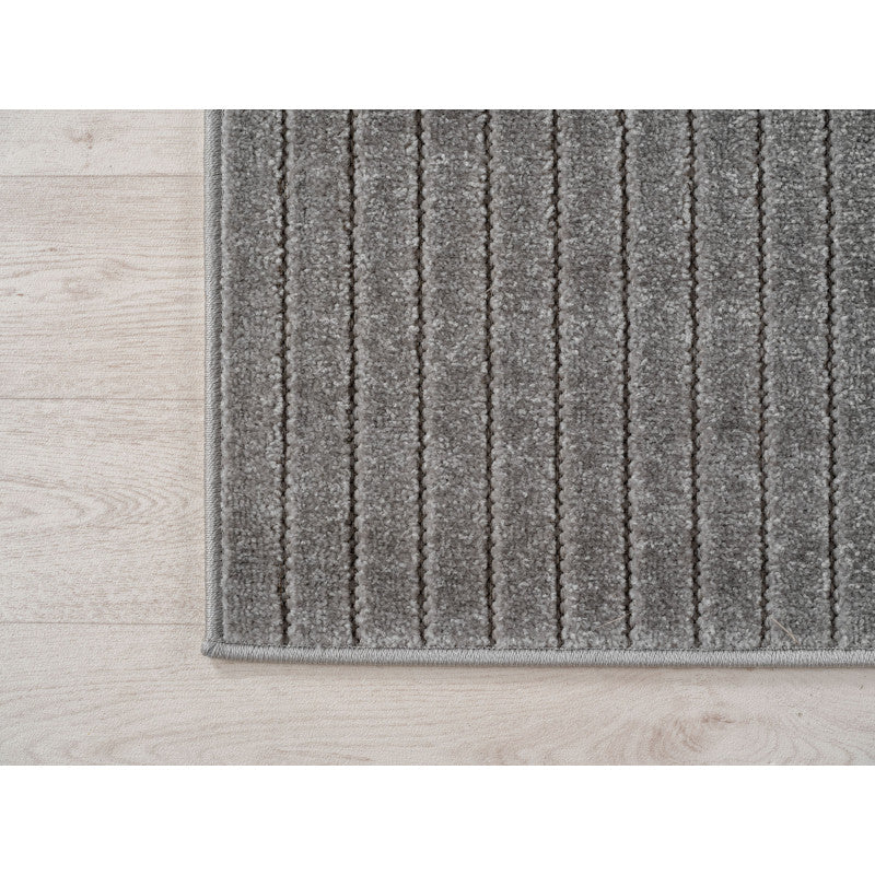 Nova – Vloerkleed Oslo Grijs – Binnen En Buiten vloerkleed – Laagpolig – Japandi stijl