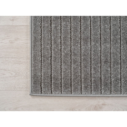 Nova – Vloerkleed Oslo Grijs – Binnen En Buiten vloerkleed – Laagpolig – Japandi stijl