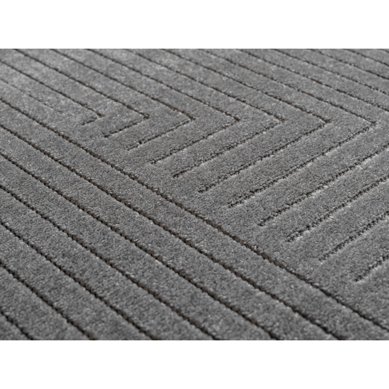 Nova – Vloerkleed Oslo Grijs – Binnen En Buiten vloerkleed – Laagpolig – Japandi stijl