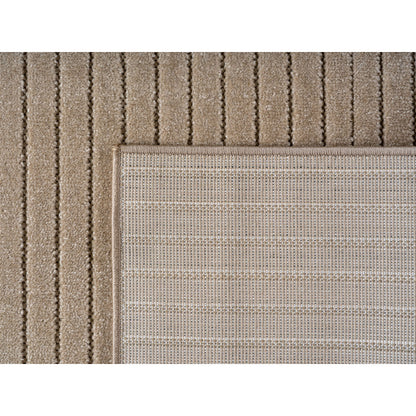Nova – Vloerkleed Oslo Beige – Binnen En Buiten vloerkleed – Laagpolig – Japandi stijl