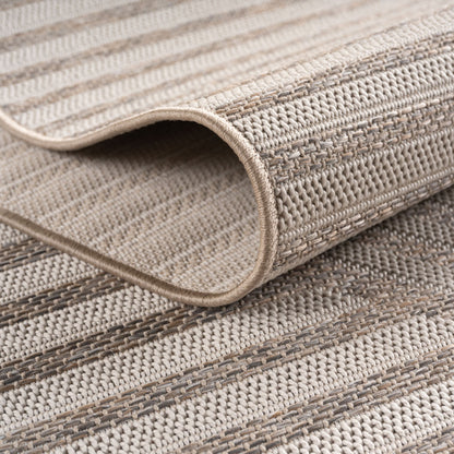 Desert – Japandi Structuur Beige – Binnen en Buiten – Laagpolig Vloerkleed