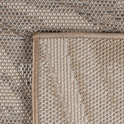 Desert – Bladmotief Beige – Binnen & Buiten Vloerkleed – Laagpolig