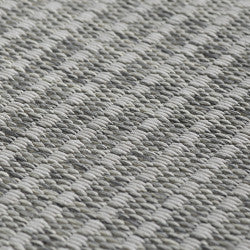 Giza Rond Vloerkleed – Grijs met Kader – Laagpolig & Modern – Voor Binnen & Buiten