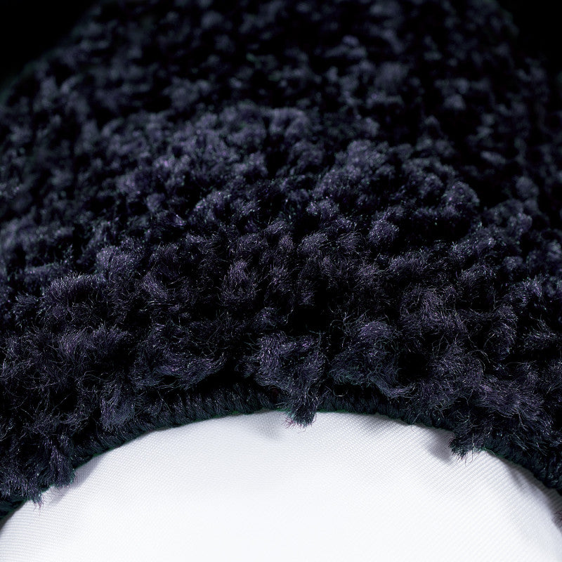 Mila Vloerkleed – Kader Navy – Hoogpolig & Zacht