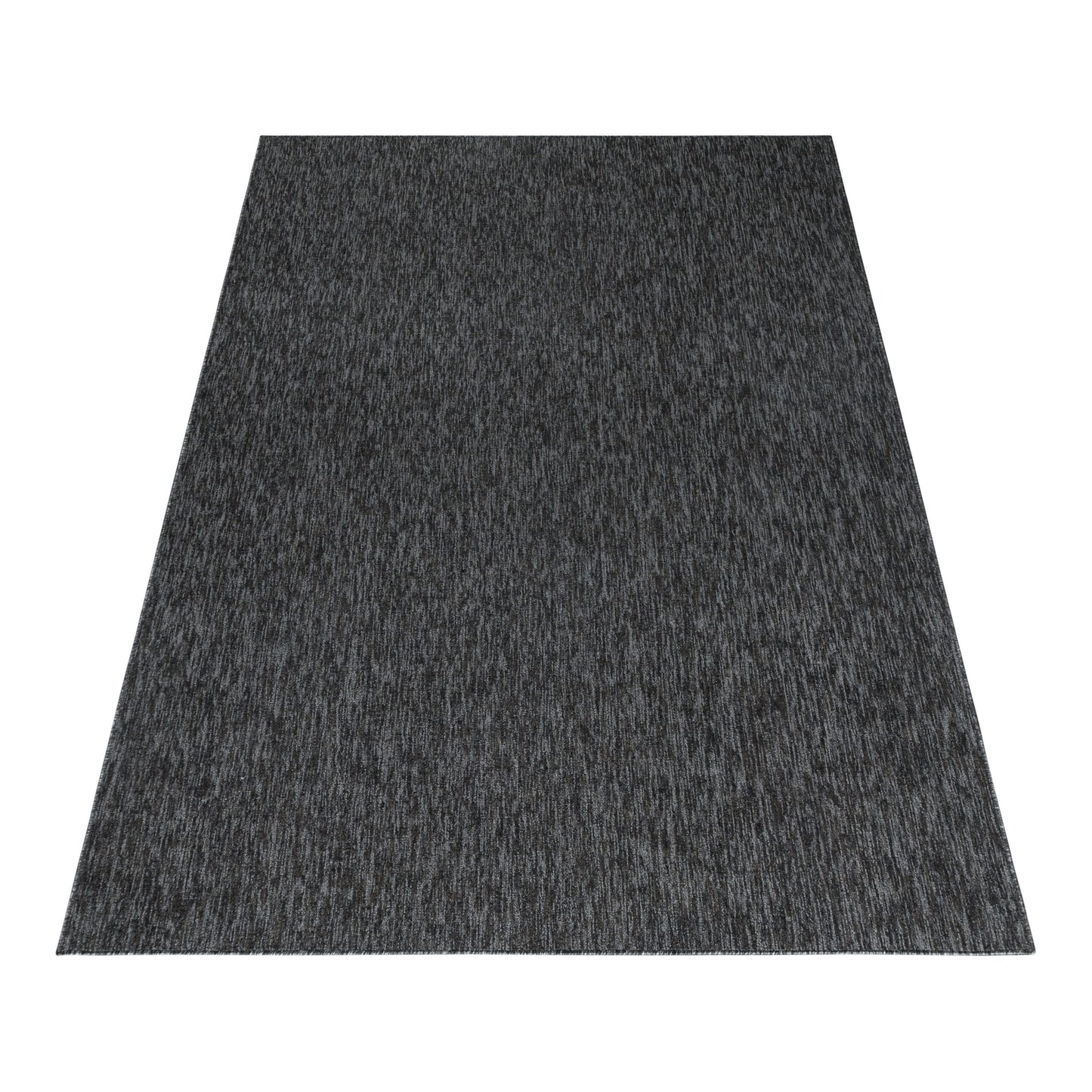 Nizza Vloerkleed – Antraciet – Laagpolig & Effen Design