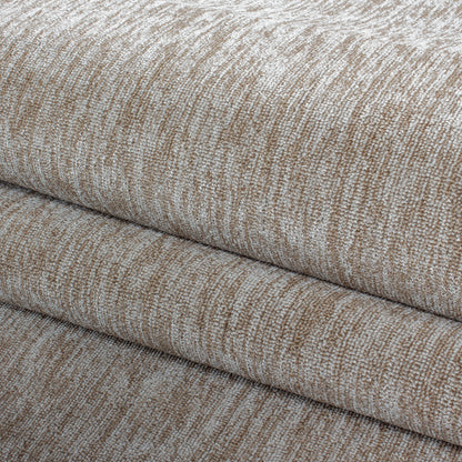 Nizza rond Vloerkleed – Beige – Laagpolig & Effen Design