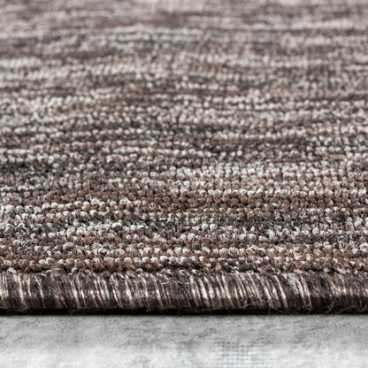 Nizza Vloerkleed – Bruin – Laagpolig & Effen Design