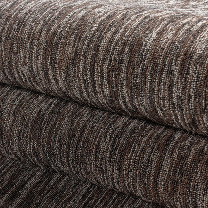 Nizza Vloerkleed – Bruin – Laagpolig & Effen Design