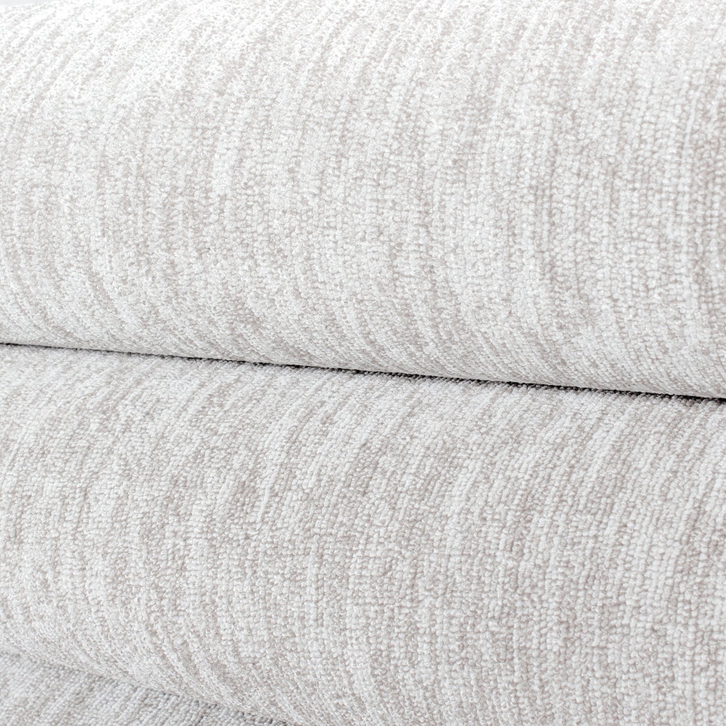 Nizza Rond Vloerkleed – Creme – Laagpolig & Effen Design