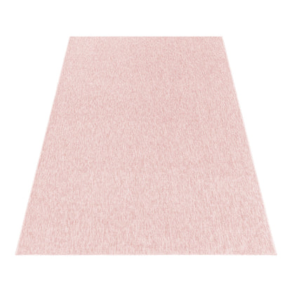 Nizza Vloerkleed – Roze – Laagpolig & Effen Design