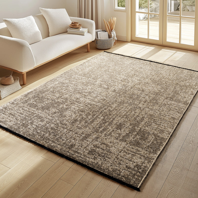 Space – Beige Vintage Look – Laagpolig Vloerkleed