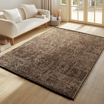 Space – Bruin Vintage Look – Laagpolig Vloerkleed