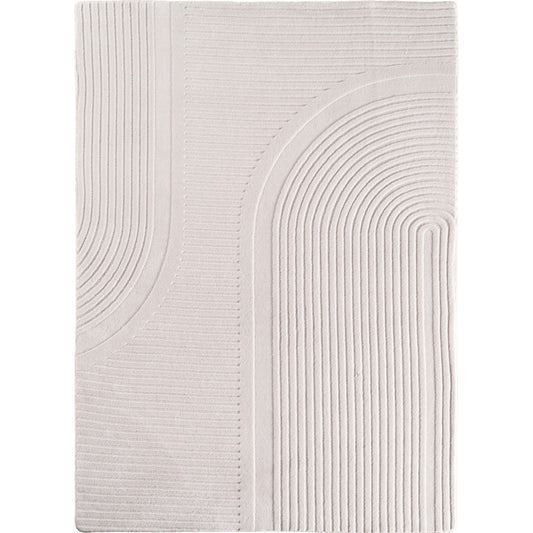 Pompei Arco Ivory – Booglijn Details – Laagpolig Vloerkleed