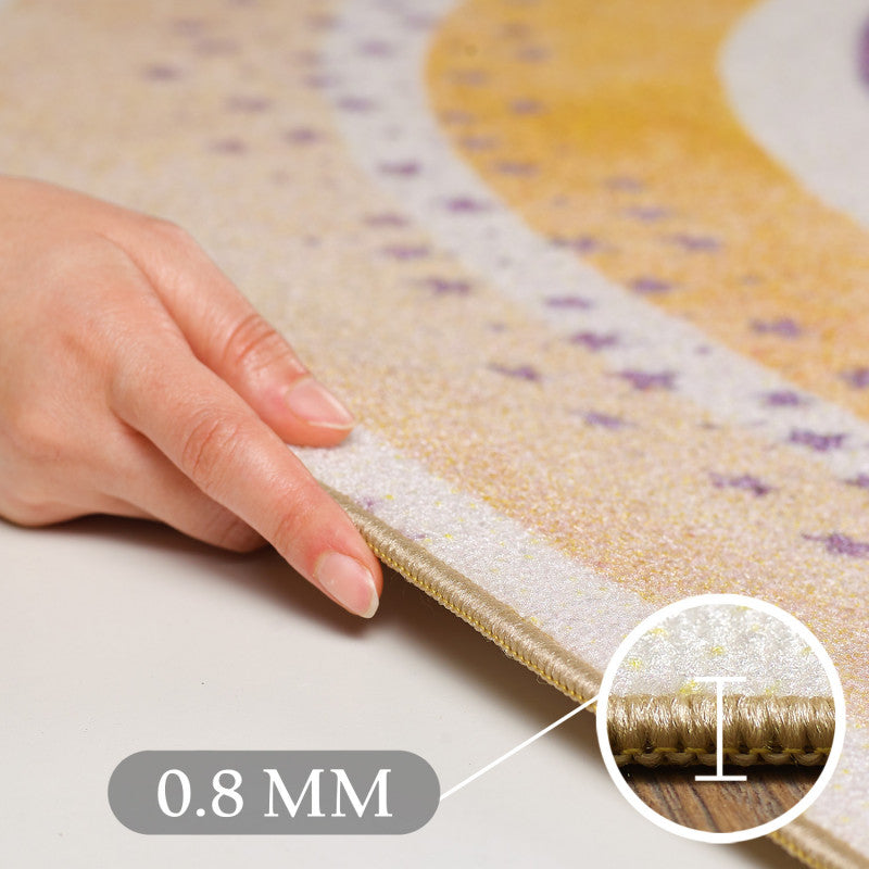 Play – Kindervloerkleed – Regenboog – Laagpolig – Anti-Allergisch & Anti-Slip