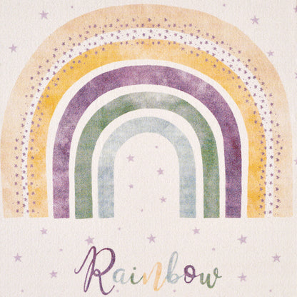 Play – Kindervloerkleed – Regenboog – Laagpolig – Anti-Allergisch & Anti-Slip