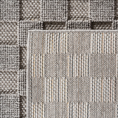 Helix Vloerkleed – Grijs – Wollook Bouclé Design – Japandi Laagpolig Vloerkleed