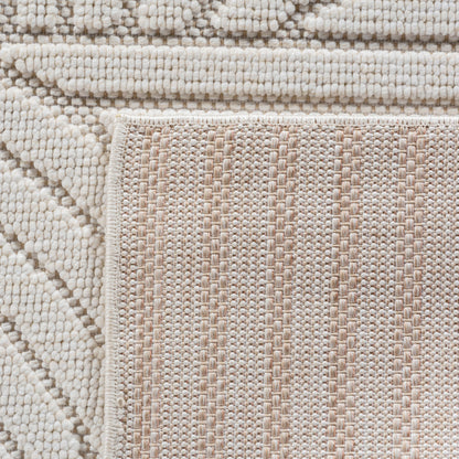 Helix Vloerkleed – Crème – Japandi Look – Laagpolig Vloerkleed