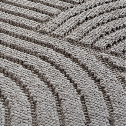 Helix Vloerkleed – Grijs – Japandi Look – Laagpolig Vloerkleed