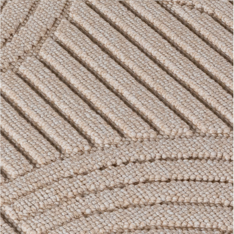 Helix Vloerkleed – Beige – Japandi Look – Laagpolig Vloerkleed