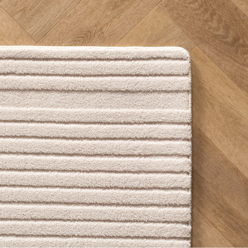 Pompei Arco Ivory – Booglijn Details – Laagpolig Vloerkleed
