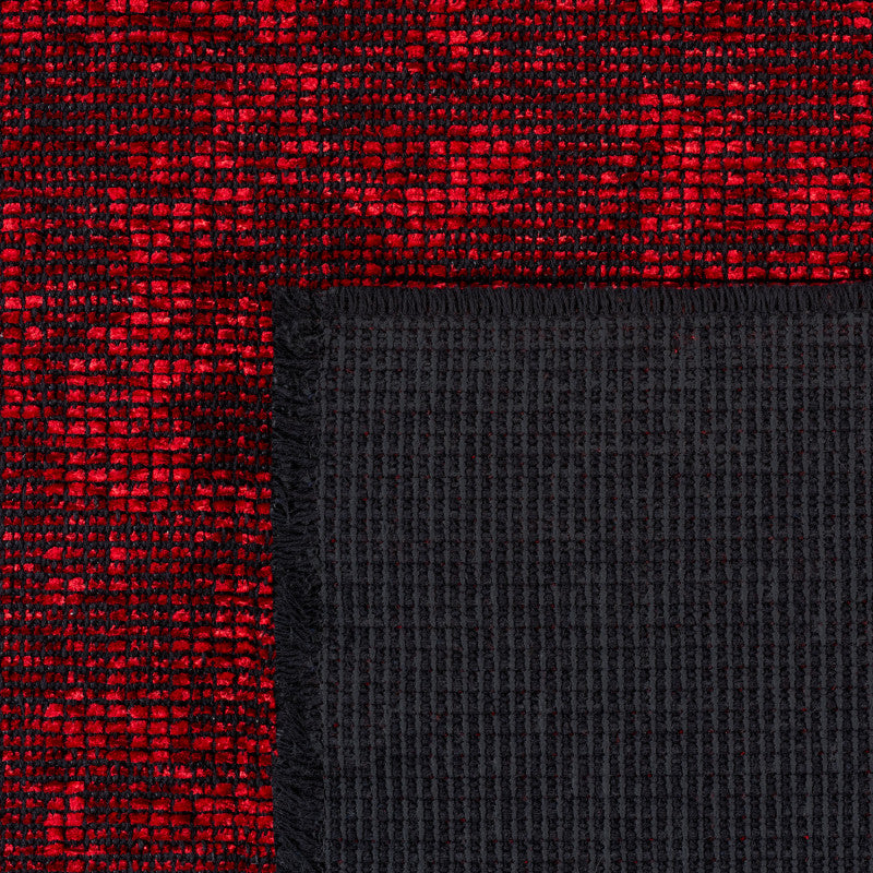 Space – Rood Vintage Look – Laagpolig Vloerkleed