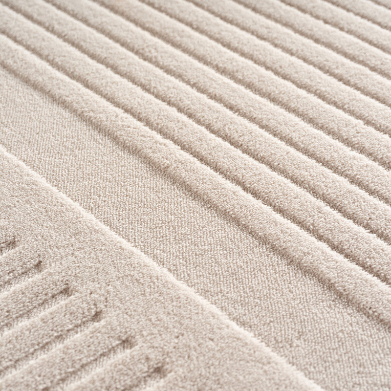 Pompei Arco Ivory – Booglijn Details – Laagpolig Vloerkleed