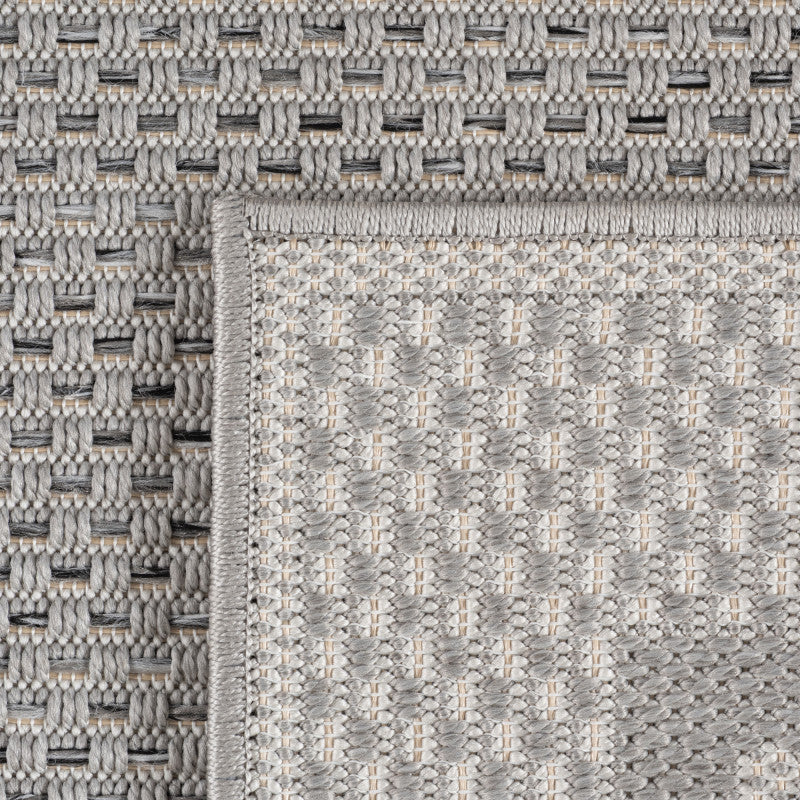 Desert – Kaderdesign Grijs – Binnen & Buiten Vloerkleed – Laagpolig
