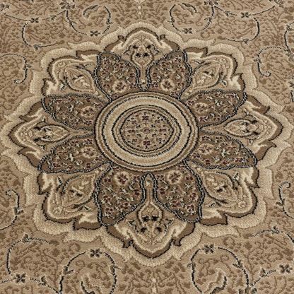 Kashmir – Klassiek Vloerkleed – Beige