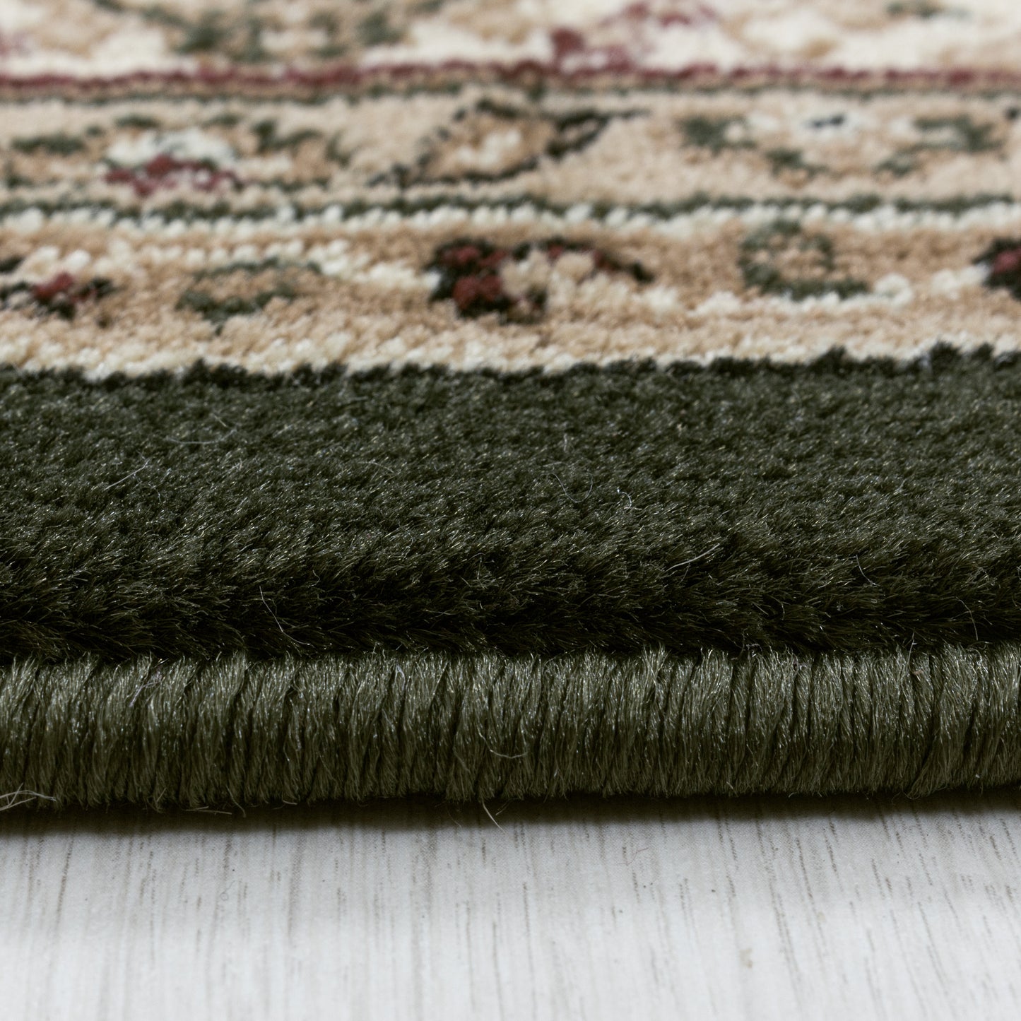 Kashmir – Klassiek Vloerkleed – Groen/Beige