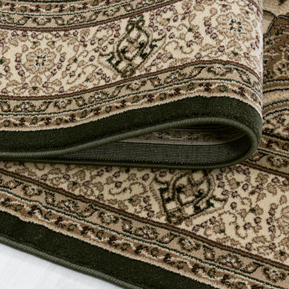 Kashmir – Klassiek Vloerkleed – Groen/Beige