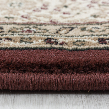 Kashmir – Klassiek Vloerkleed – Beige/Rood