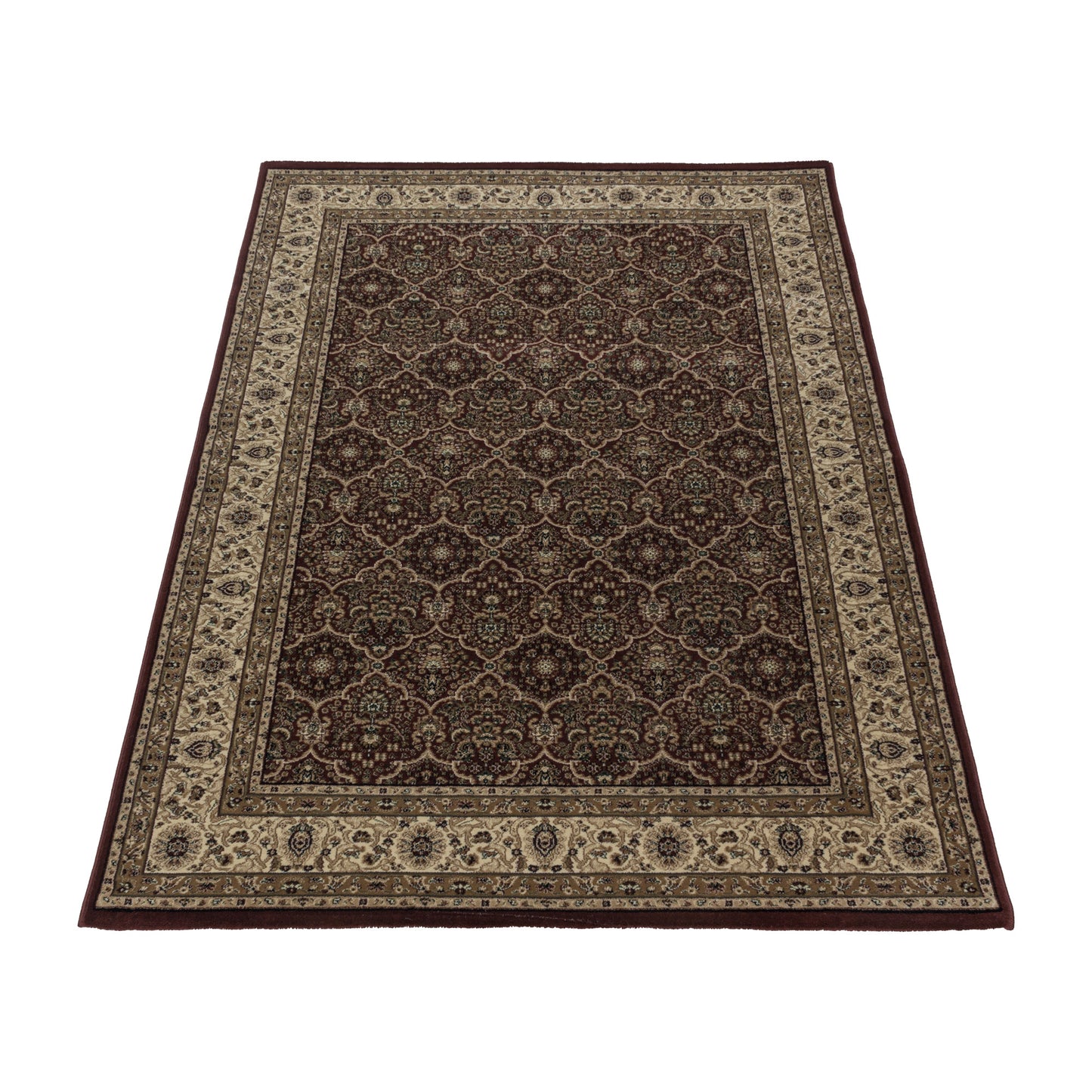 Teheran – Klassiek Vloerkleed – Rood/Beige