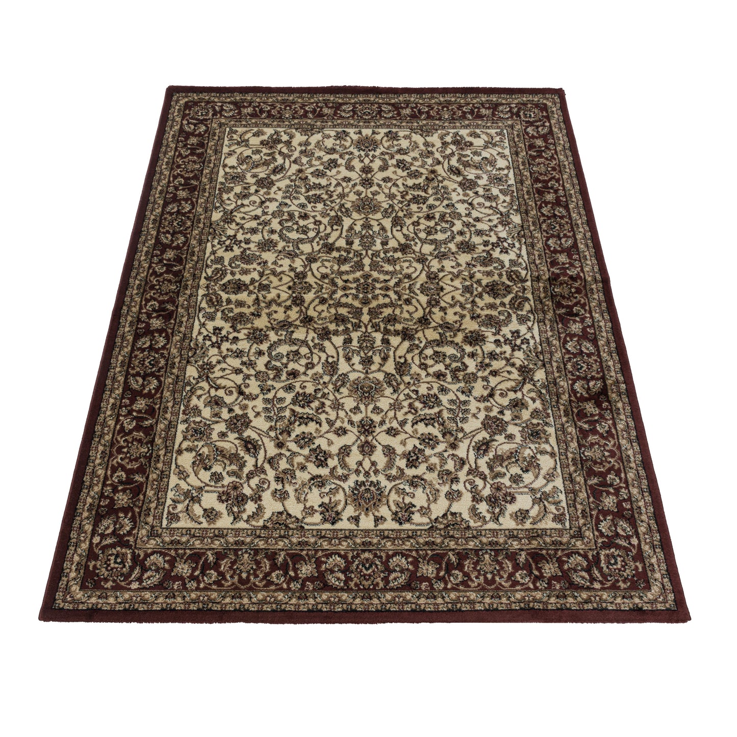 Teheran – Klassiek Vloerkleed – Crème/Rood