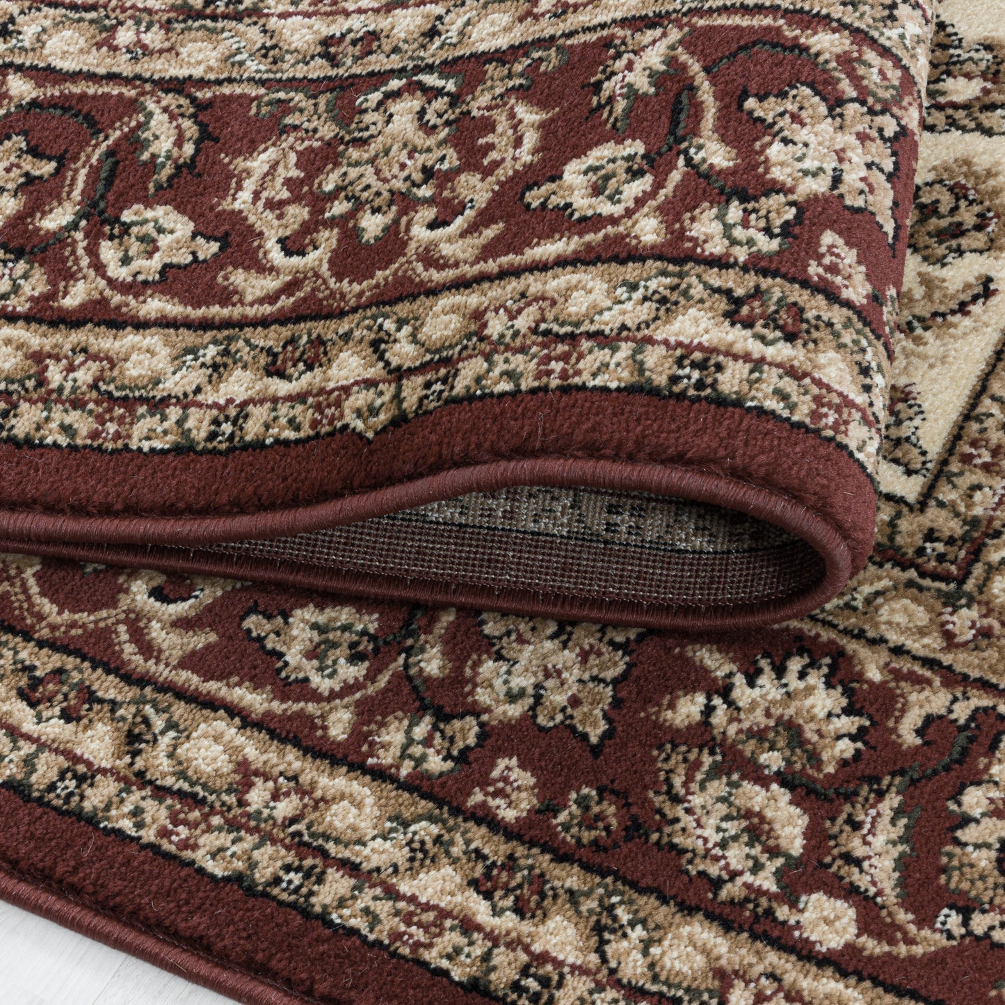 Teheran – Klassiek Vloerkleed – Crème/Rood